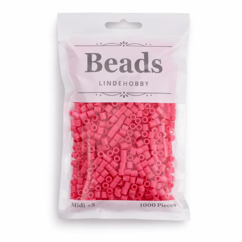 LindeHobby Beads 88 Mörk rosa