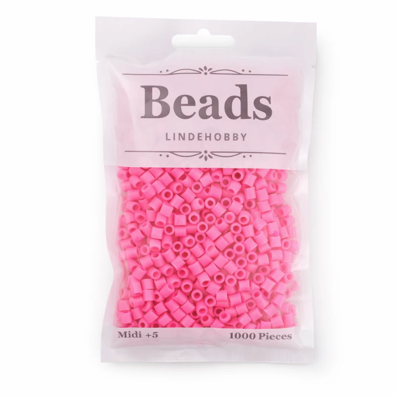 LindeHobby Beads 06 Hallonrosa