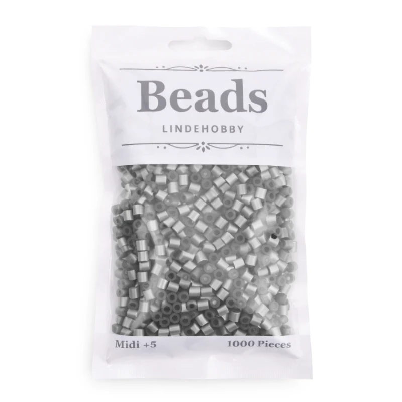 LindeHobby Beads 42 Metallisk silver