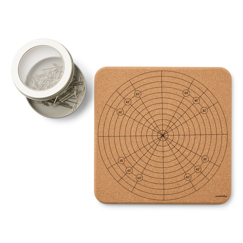 LindeHobby Blockermatta, Kork, 20x20 cm