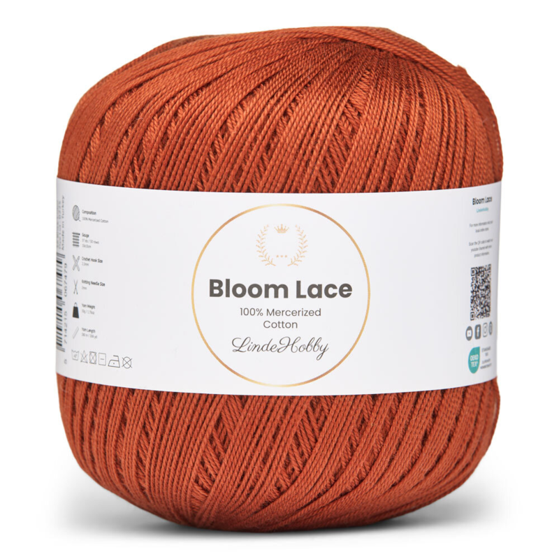 LindeHobby Bloom Lace Mercerized Cotton 36 Tegelfärg