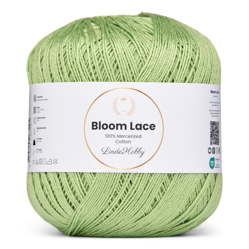 LindeHobby Bloom Lace Mercerized Cotton 18 Lime