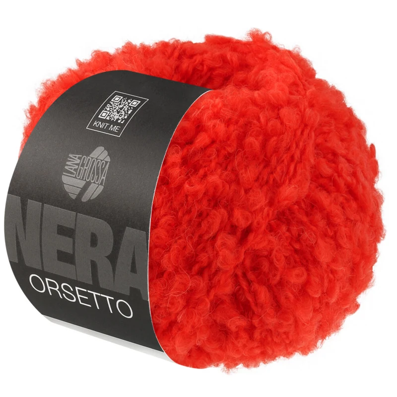 Lana Grossa Orsetto 17 Lysande röd