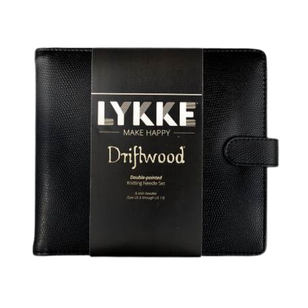 LYKKE Strumpstickset Driftwood, Svart, 15 cm (4.00-9.00 mm)