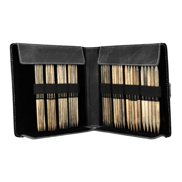 LYKKE Strumpstickeset Driftwood, Grå, 15 cm (4.00-9.00 mm)