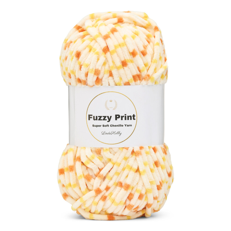 LindeHobby Fuzzy Chenille Print 09 Soluppgång