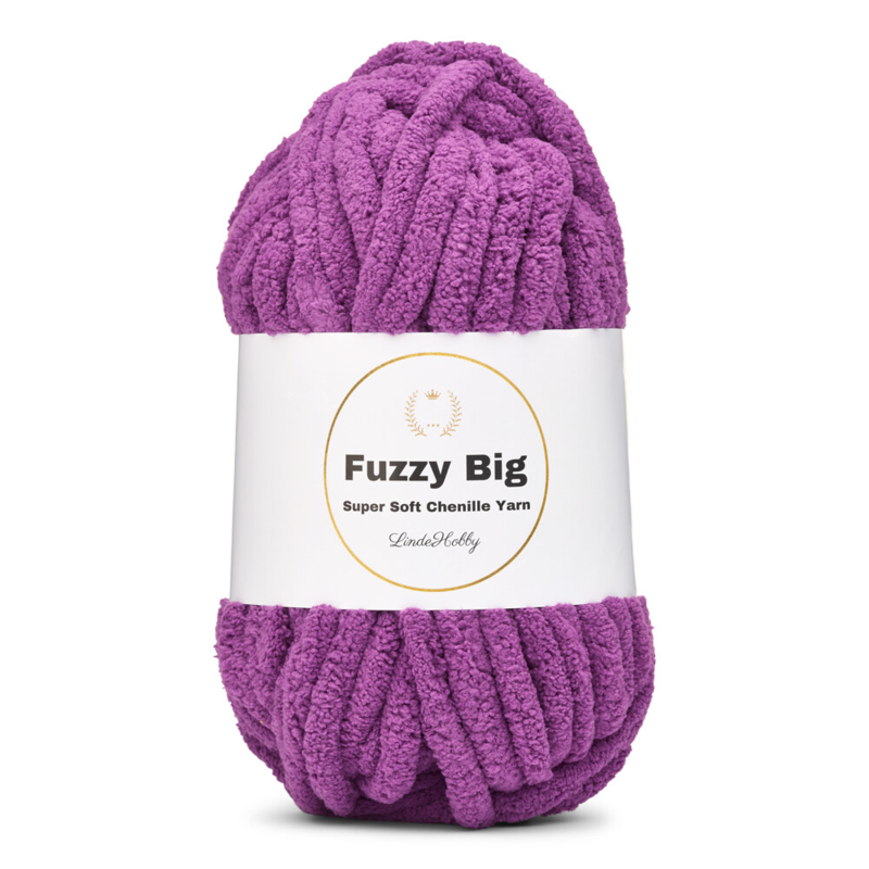 LindeHobby Fuzzy Chenille BIG 40 Lila