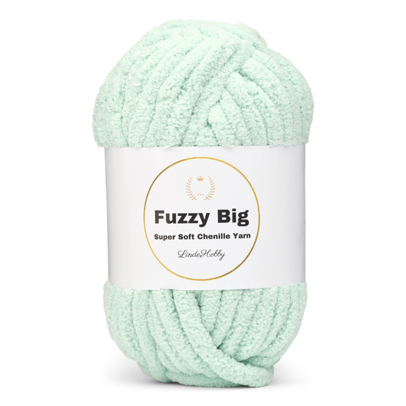 LindeHobby Fuzzy Chenille BIG 03 Mintgrön
