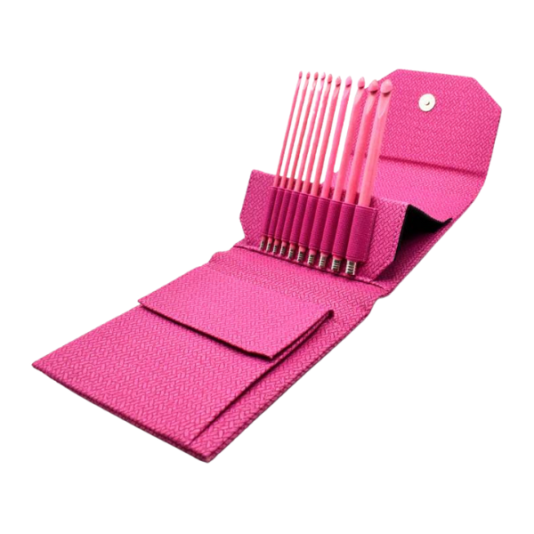 LYKKE Virknålset Blush, Magenta, 15 cm