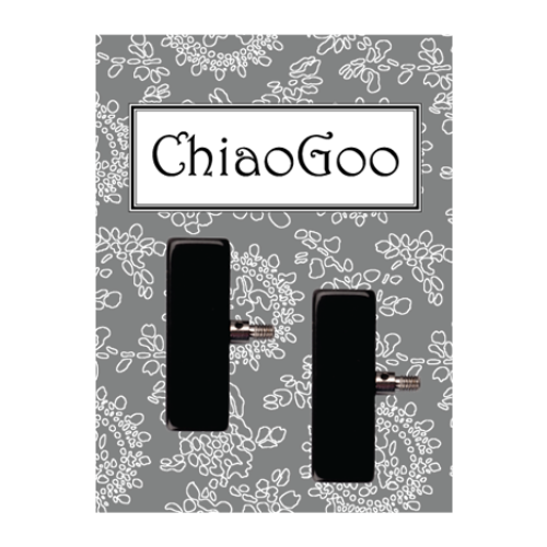 ChiaoGoo Kabelstoppare, 2 St Large Svart