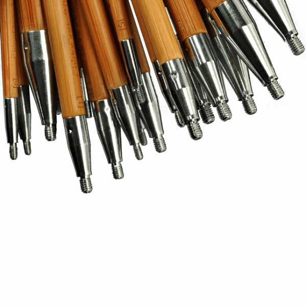 ChiaoGoo Utbytbara Rundstickor Spin Bambus Patina (10 och 13 cm)