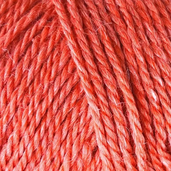 Onion No.4 Organic Wool+Nettles 840 Coral röd