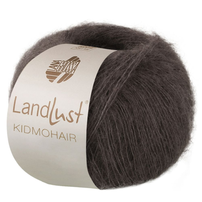 Lana Grossa Landlust Kidmohair 19 Gråbrun