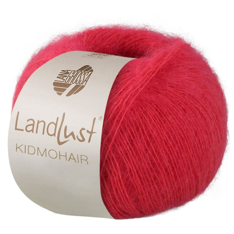 Lana Grossa Landlust Kidmohair 11 Hallonröd