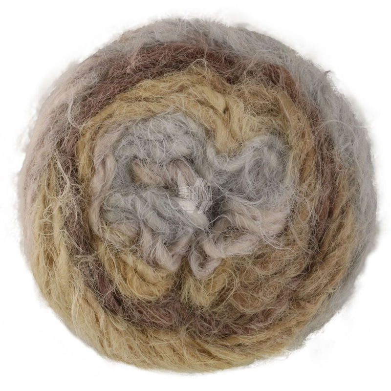 Lana Grossa Basta Mista 108 Beige/Ljusgrå/Grège/Taupe/Grå/Mörkbrun