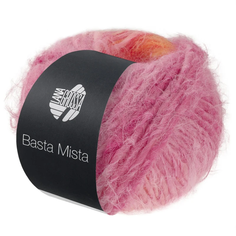 Lana Grossa Basta Mista 111 Persika/Aprikos/Orange/Rosa/Pink/Fuchsia