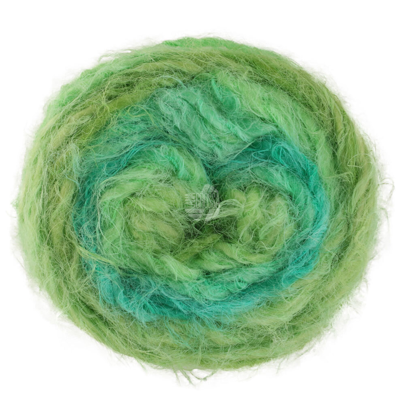 Lana Grossa Basta Mista 103 Majgrön/Lime/Kiwi/Äppelgrön