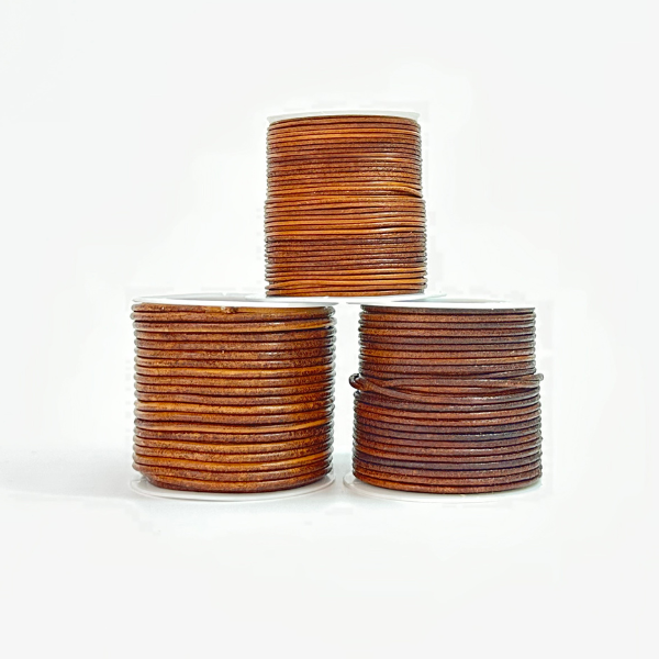 HobbyArts Läderrem, 10 m, Mörk Natur