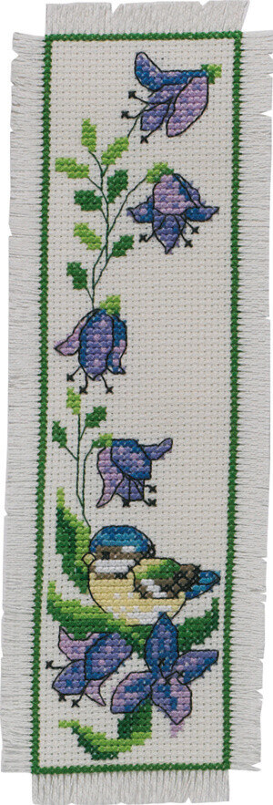 Broderikit Mes i klockblomma 7 x 22 cm