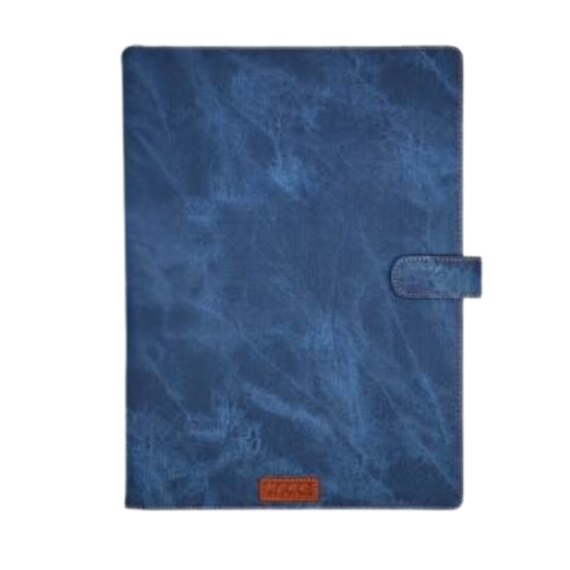 LYKKE Jumperstickeset Indigo, Azurblå, 35 cm