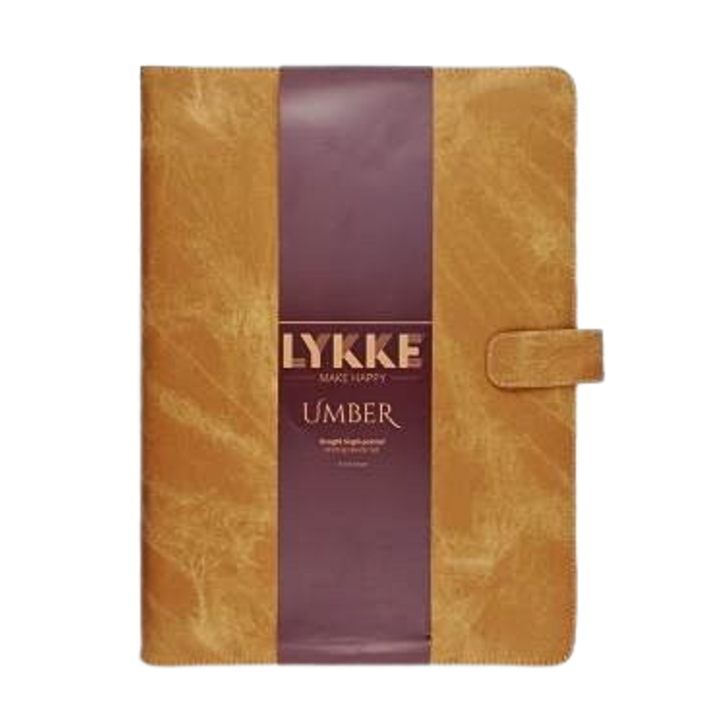 LYKKE Jumperstickset Umber, Tan, 35 cm