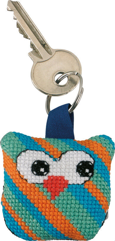 Broderikit Uggla m/ snedrandiga 5 x 5 cm