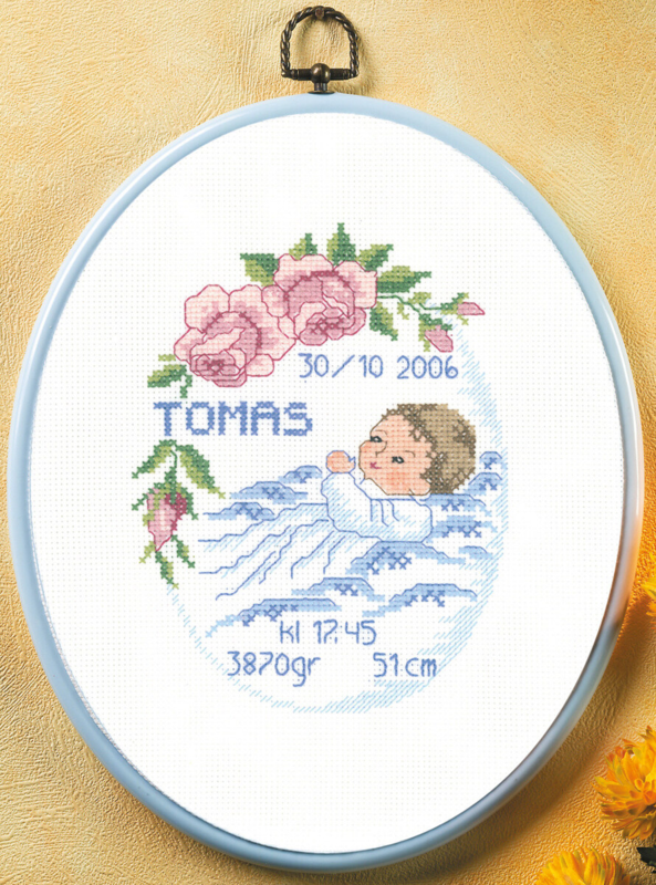 Broderikit Tomas 20 x 26 cm m/5958/03