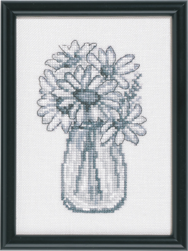 Broderikit Marguerite 12 x 17 cm