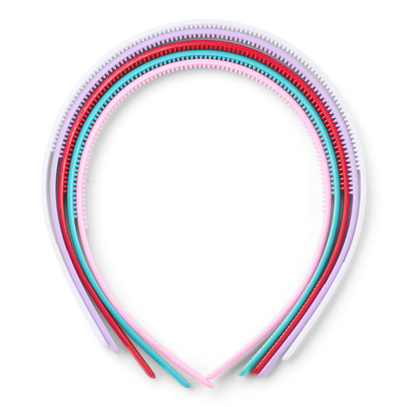 LindeHobby Hårbågar, Assorterade färger, 8 mm, 5 st