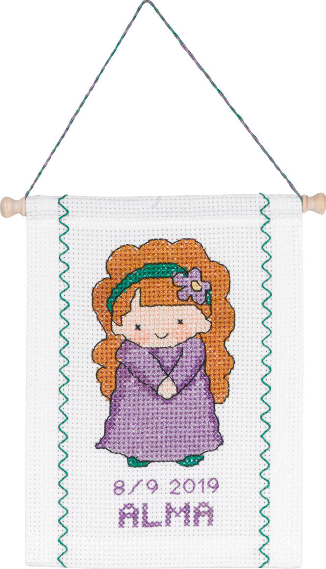 Broderikit Jungfru B5129/18 18 x 25 cm