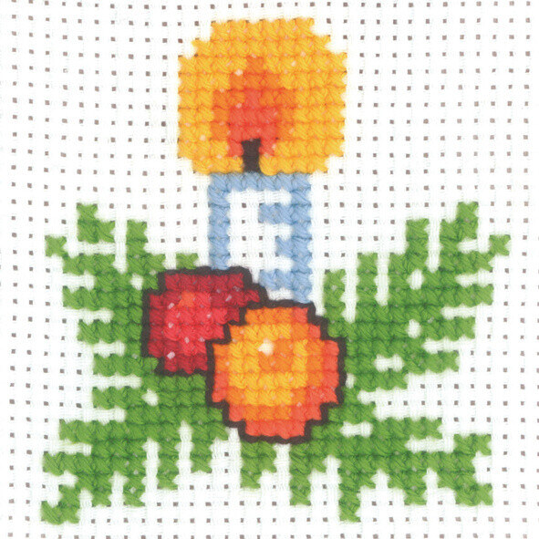 Broderikit Ljus 10 x 10 cm