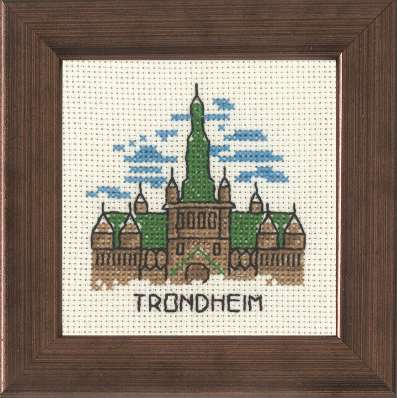 Broderikit Trondheim 10 x 10 cm R5370