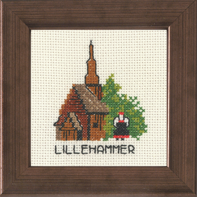 Broderikit Lillehammer 10 x 10 cm R5370