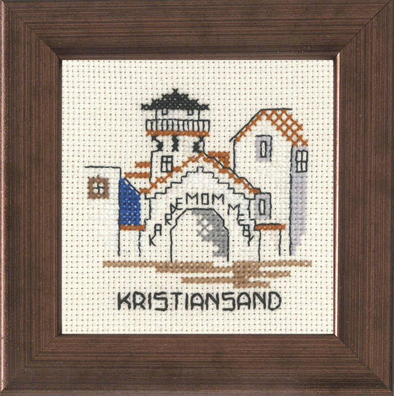 Broderikit Kristiansand 10 x 10 cm R5370