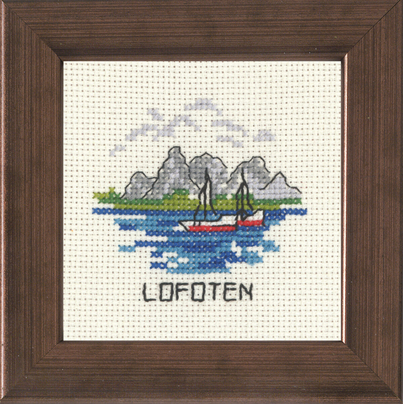 Broderikit Lofoten 10 x 10 cm R5370