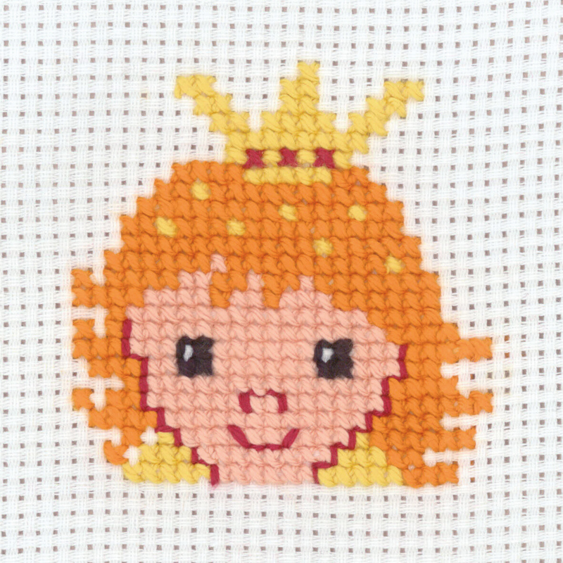 Broderikit Prinsessa 8 x 8 cm