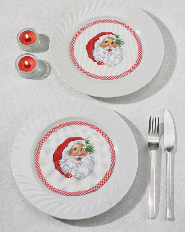 Broderisats Tomteflaska Ø16 cm