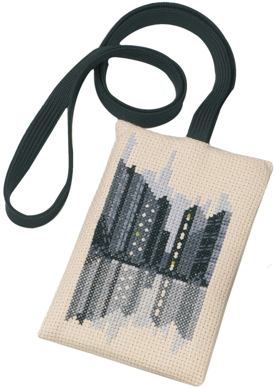 Broderikit Skyline 8 x 13 cm