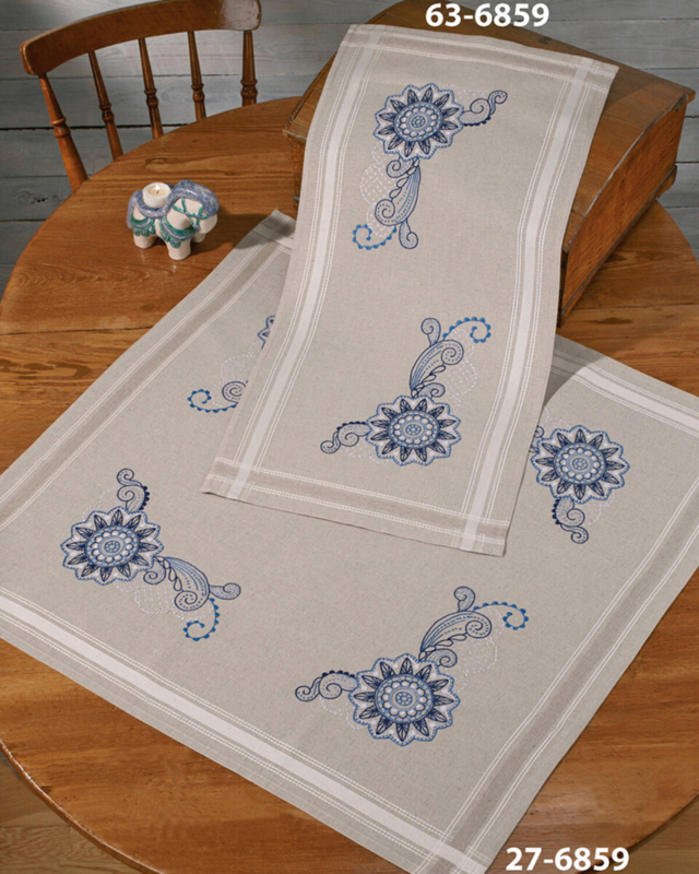 Broderikit Mandala 80 x 80 cm