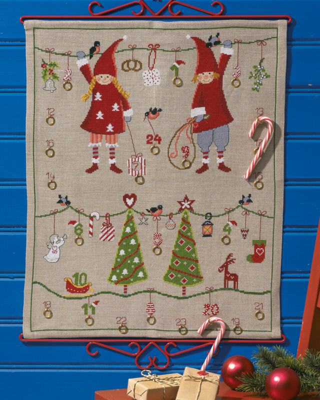 Broderikit Moderna tomtar 5125/48 48 x 58 cm