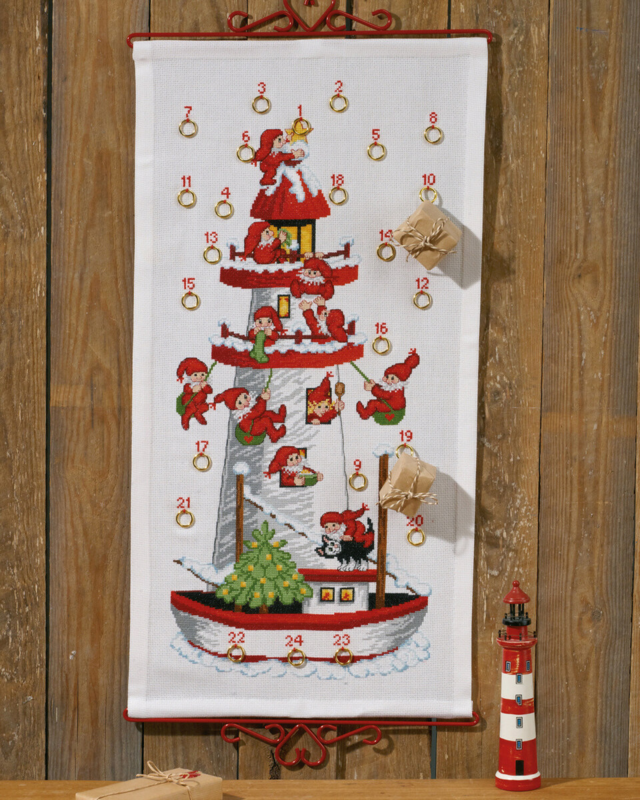 Broderikit Tomte fyren B5125/35 35 x 68 cm