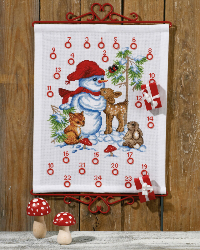 Broderikit Snögubbe B5125/32 32 x 41 cm