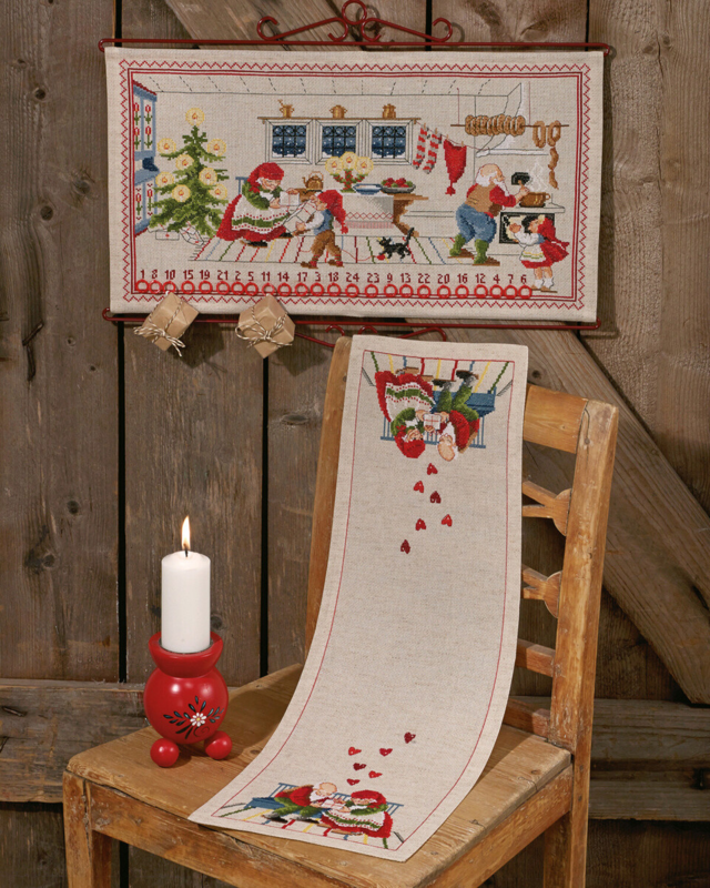 Broderikit Tomte köket B5135/55 55 x 30 cm