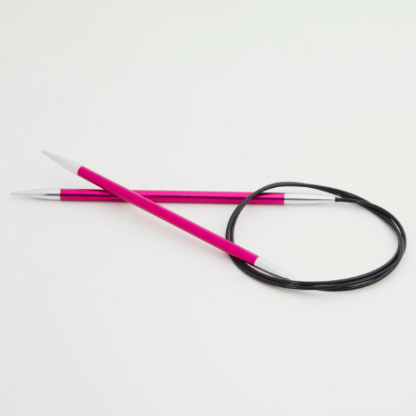 KnitPro Zing Rundsticka, 150 cm, 5.00 mm