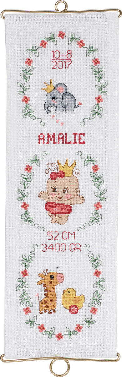 Broderikit Amalie m/5188/14 14 x 42 cm