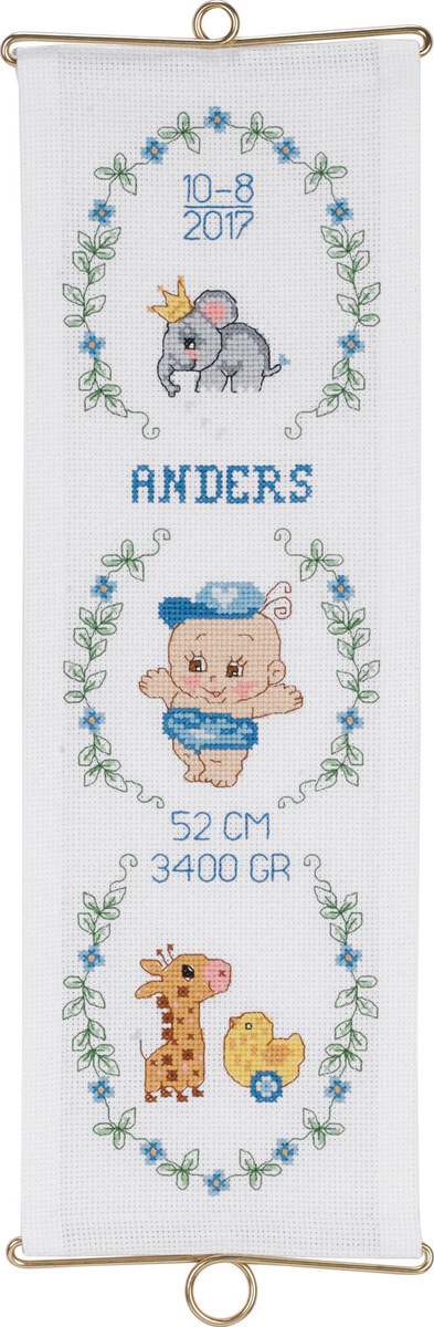 Broderikit Anders m/5188/14 14 x 42 cm