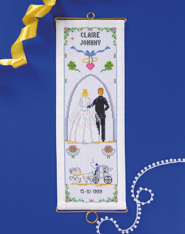 Broderikit Bröllop 14 x 39 m/5188/14