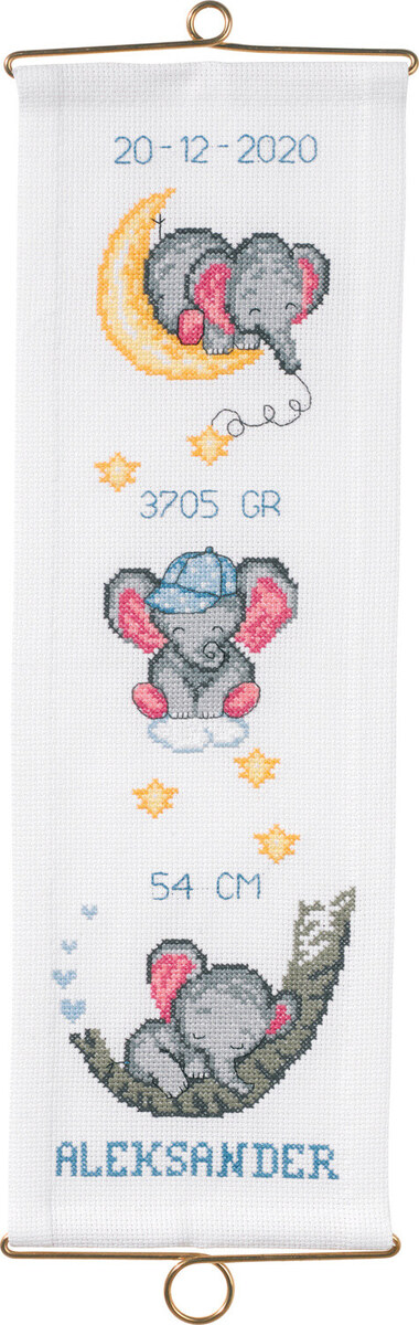 Broderikit Dop Aleksander m/5188/14 14 x 44