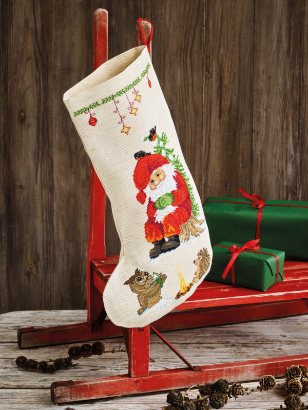 Broderikit Ugglan läser 27 x 44 cm