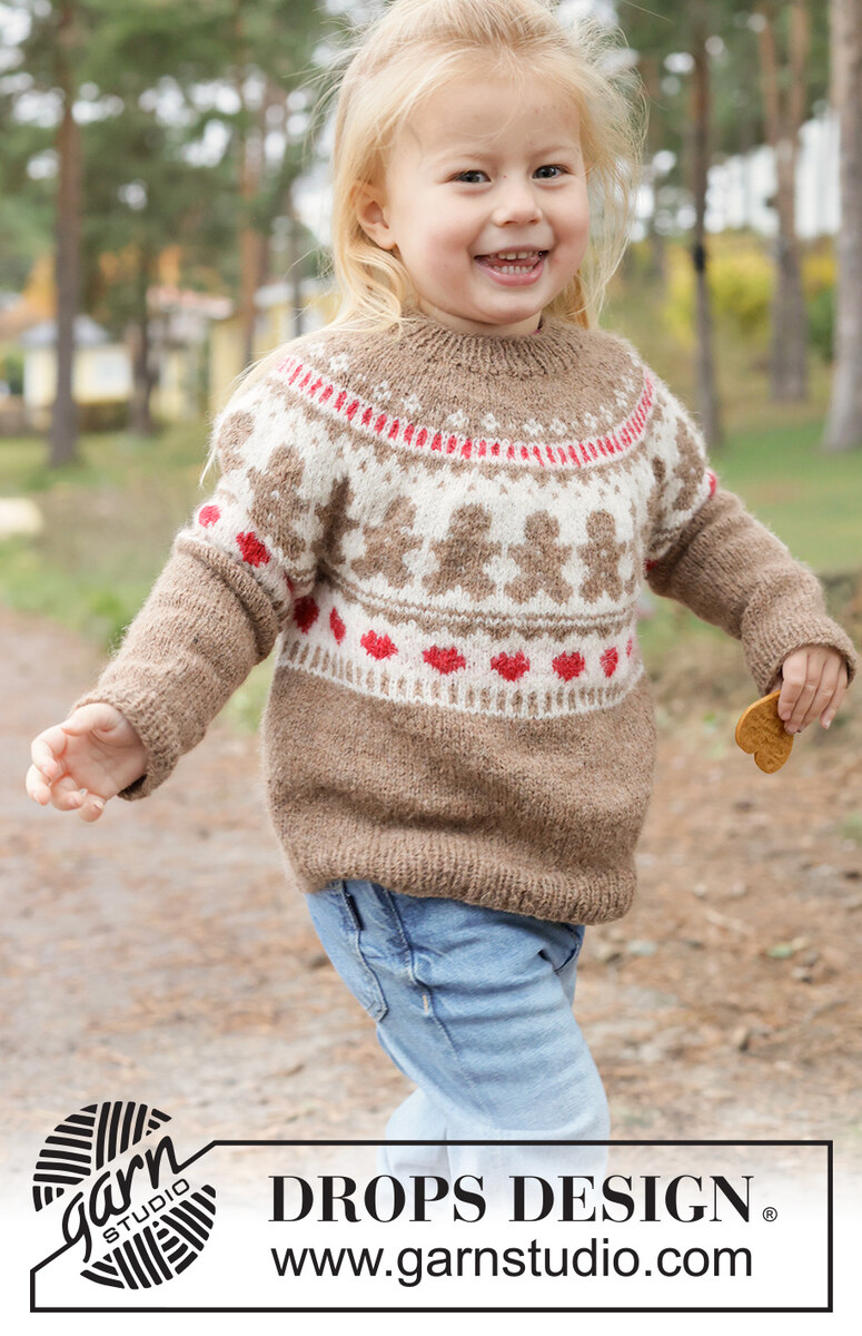 50-2 Cookie Parade Sweater by DROPS Design